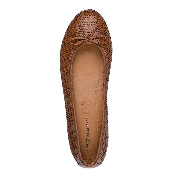 Tamaris ballerine 1.22116.41.4a6 brun1351801_2