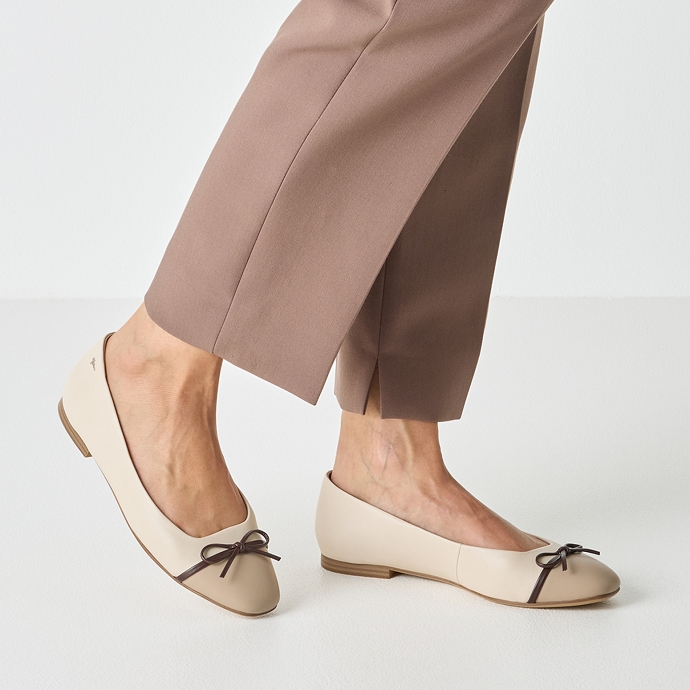 Tamaris ballerine 1.22137.46.430 ivoire1352501_2