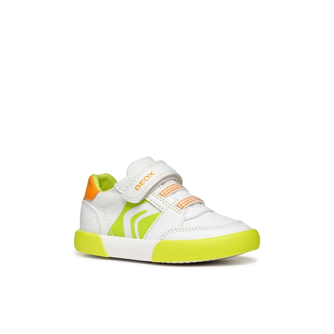 Geox basket b551na blanc multi