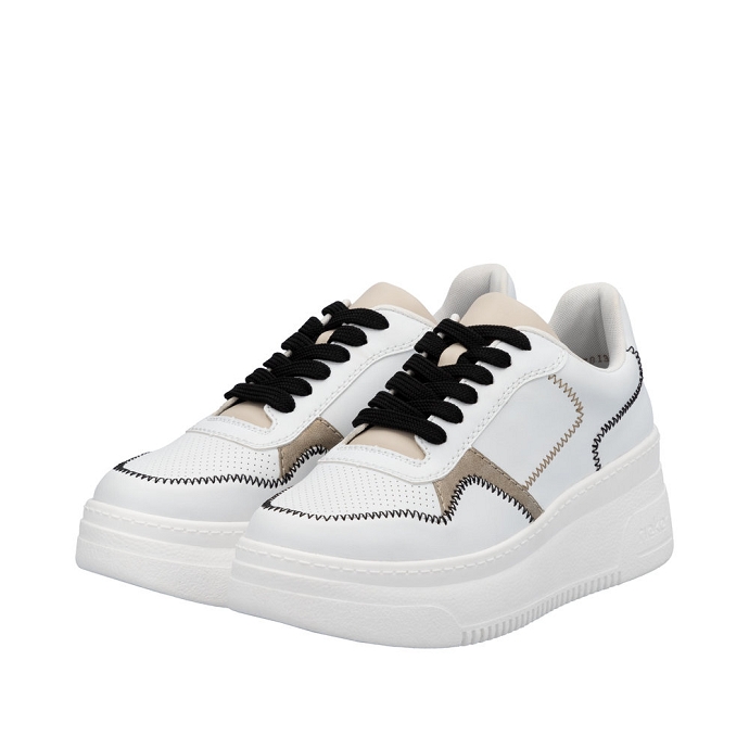 Rieker basket m7813.80 blanc multi