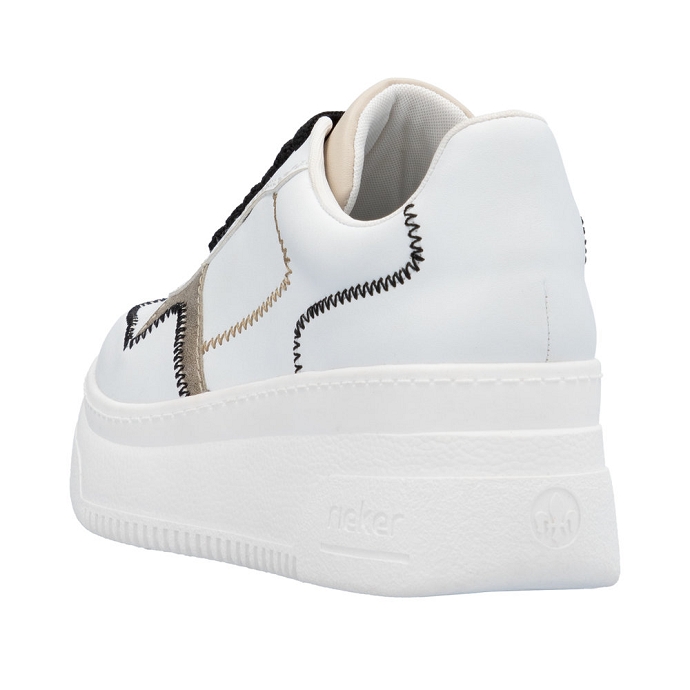Rieker basket m7813.80 blanc multi2389501_5