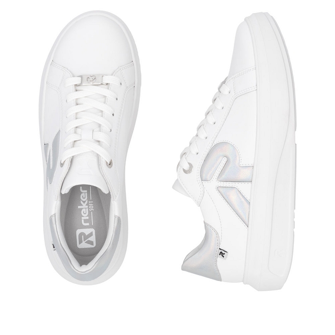 Rieker basket w1204.82 blanc multi2393101_3