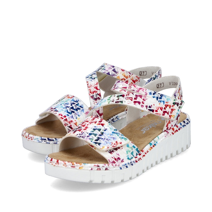 Rieker sandale v1364.90 multicolor