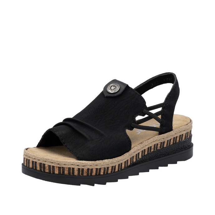 Rieker sandale v7972.00 noir2402801_2