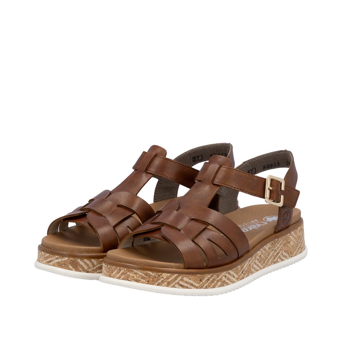 Rieker sandale w0853.24 brun
