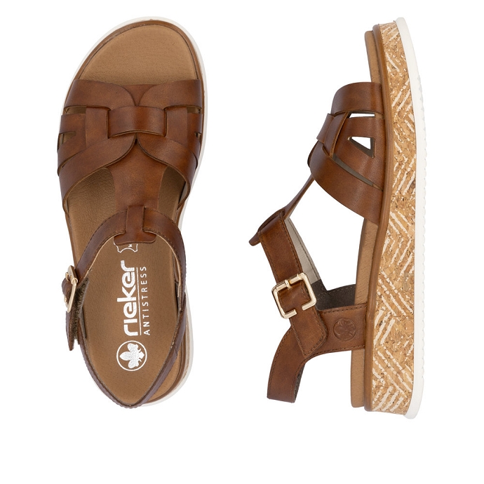 Rieker sandale w0853.24 brun2403501_3