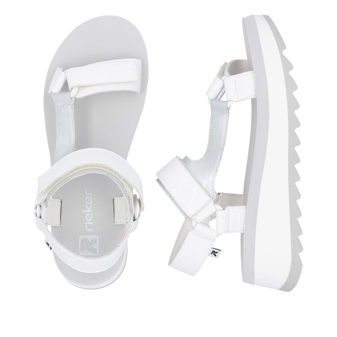 Rieker sandale w3051.80 blanc2403701_3