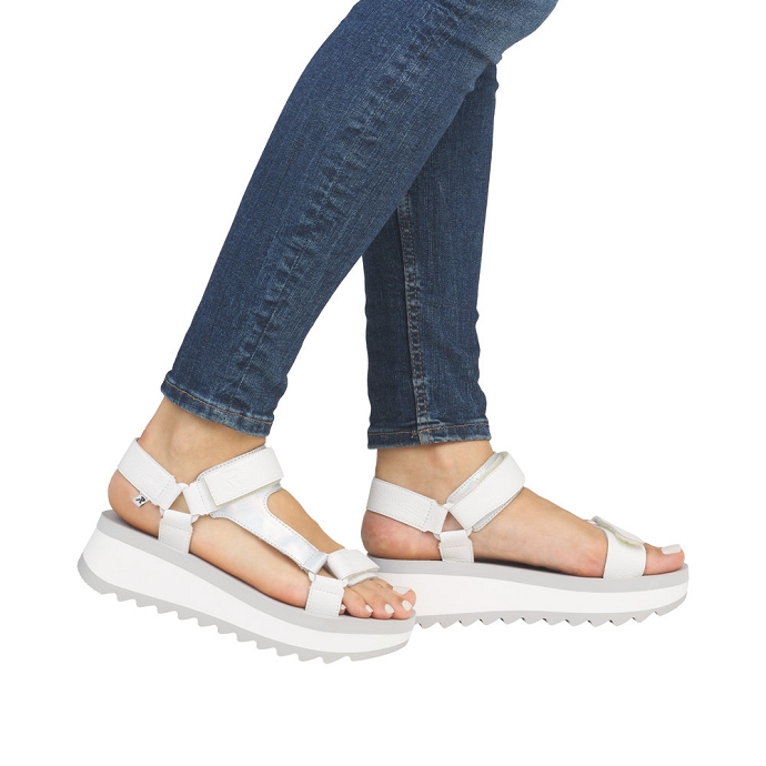 Rieker sandale w3051.80 blanc2403701_4