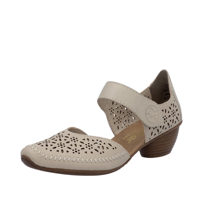 Rieker chaussure a velcro 43750.62 beige2404301_2
