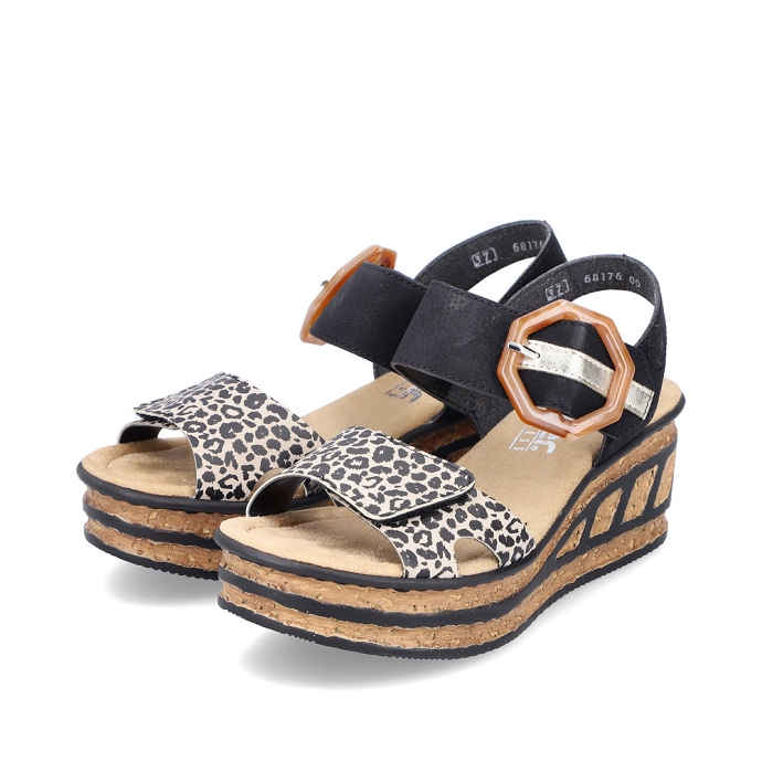 Rieker sandale 68176.00 noir