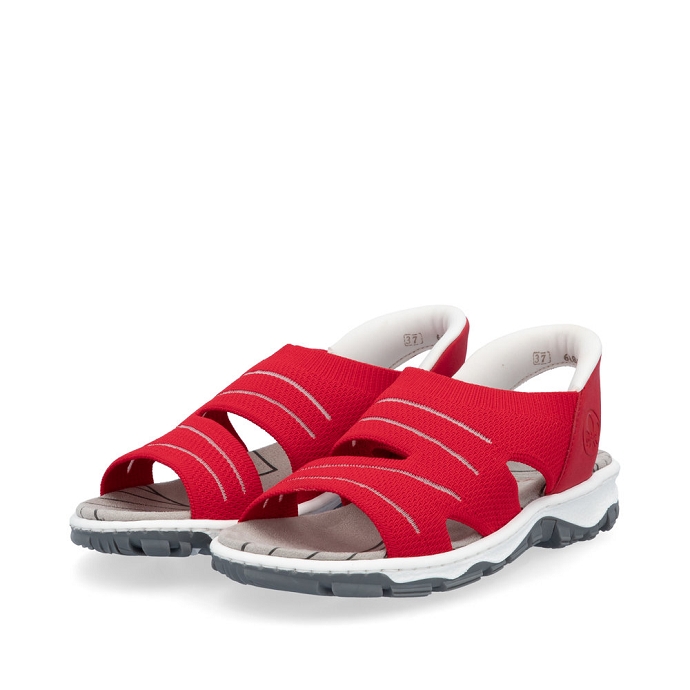 Rieker sandale 68895.33 rouge