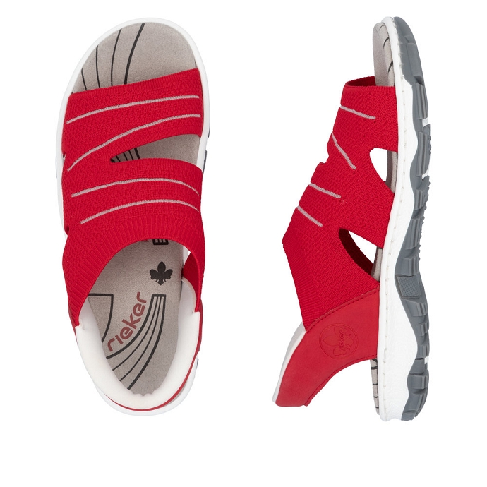 Rieker sandale 68895.33 rouge2413401_4
