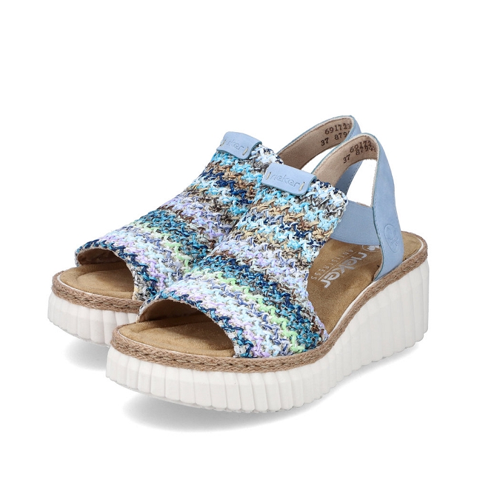 Rieker sandale 69172.91 bleu