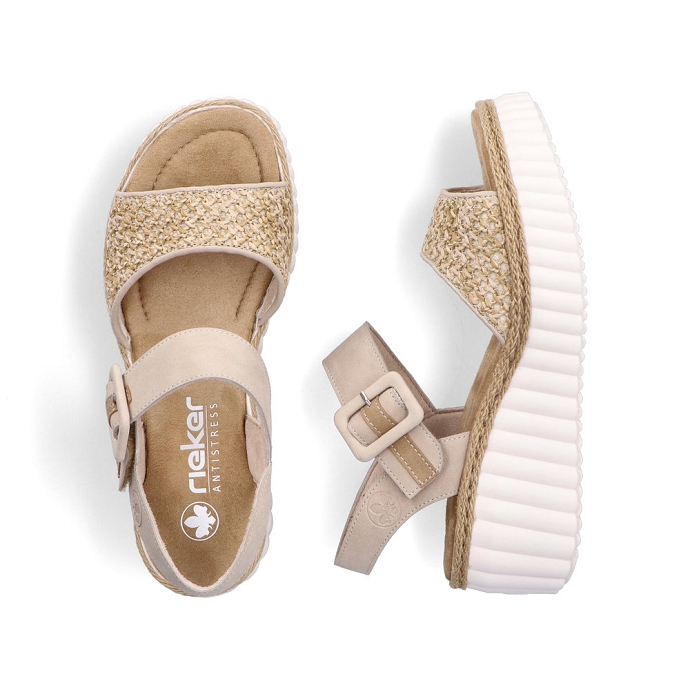 Rieker sandale 69176.62 beige2413901_3