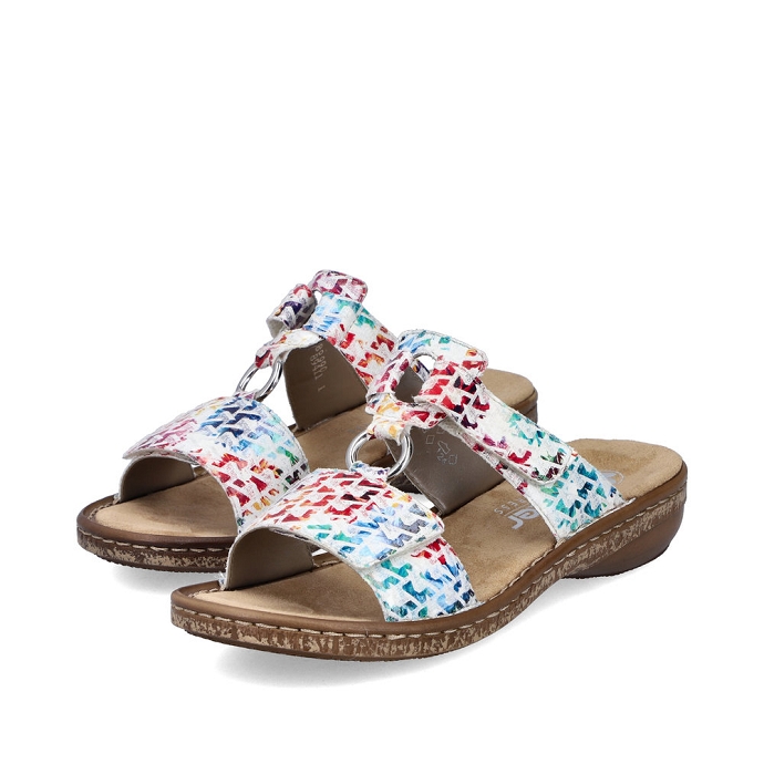 Rieker mule 628p9.90 multicolor