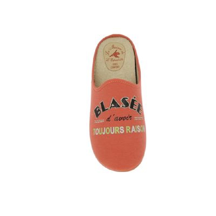 Maison de l espadrille chausson 2504.7 corail