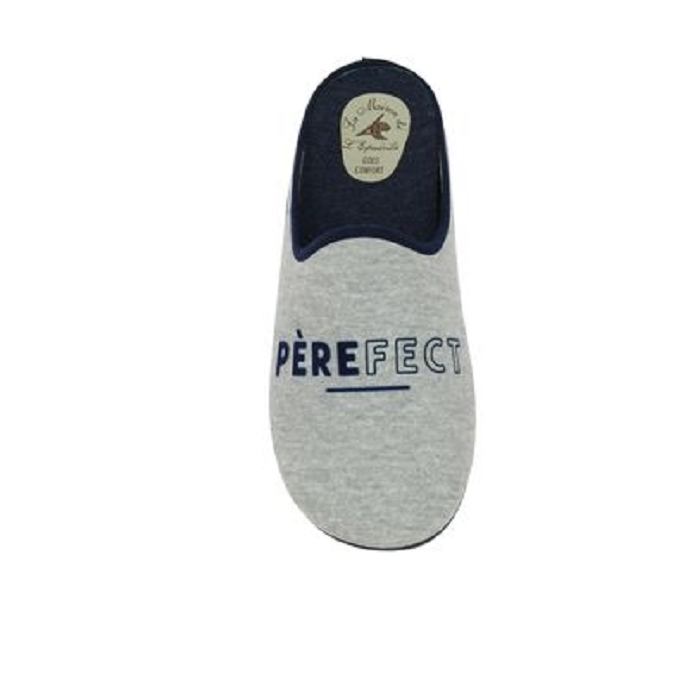 Maison de l espadrille chausson 2512.7 gris