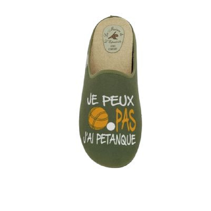 Maison de l espadrille chausson 2513.7 kaki