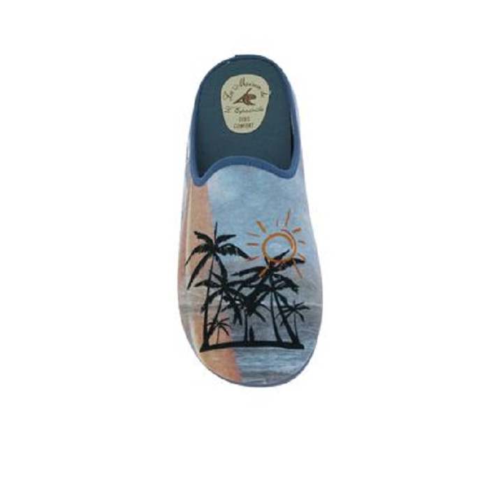 Maison de l espadrille chausson 2516.7 bleu