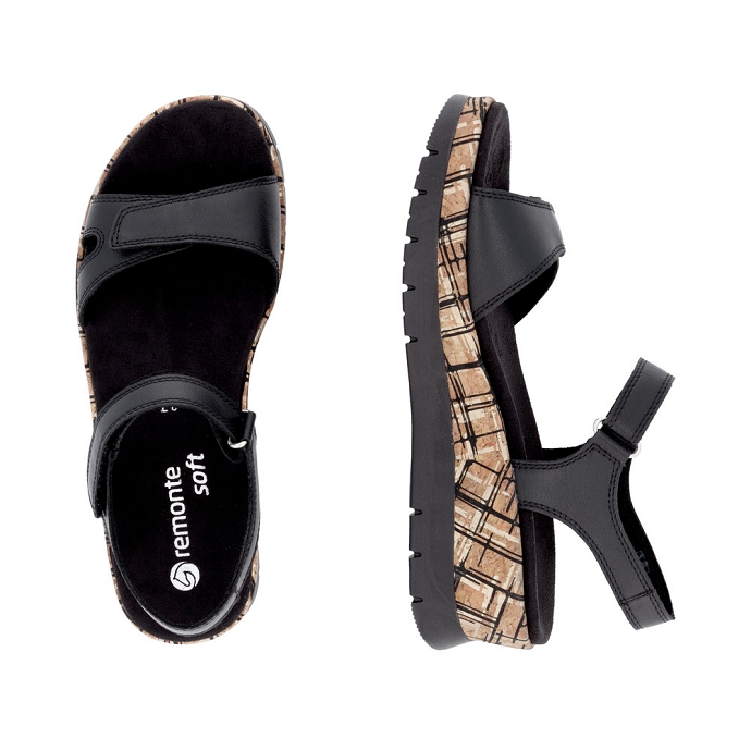 Remonte sandale d2p52.00 noir2440001_3