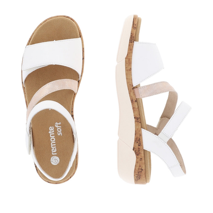 Remonte sandale r6860.80 blanc2441301_3