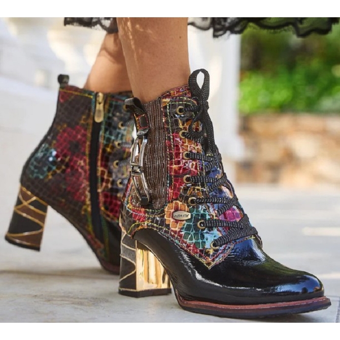 Laura vita bottine marbre0 noir2470401_3