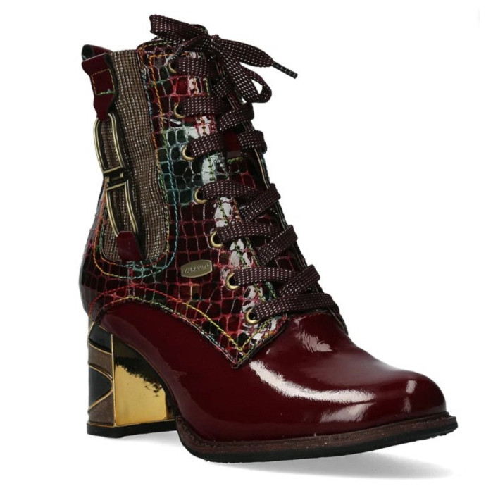 Laura vita bottine marbre0 rouge