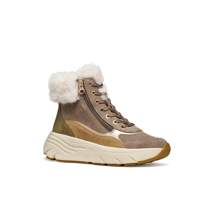 Geox bottine d56ufb taupe