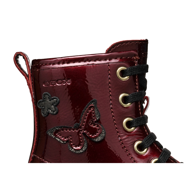 Geox bottine j56exa rouge2514001_4