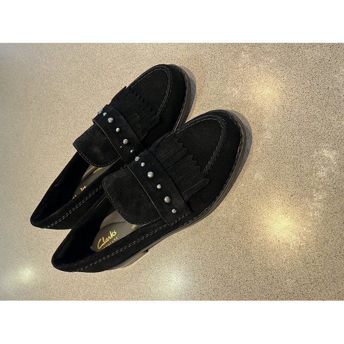 Clarks mocassin hana noir