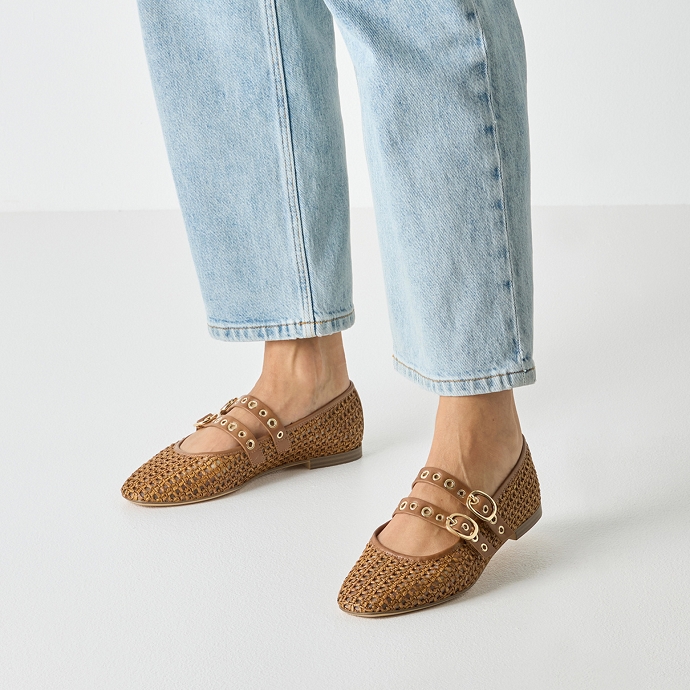 Tamaris ballerine 1.22144.46.305 brun2624501_2