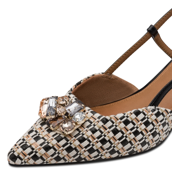 Tamaris escarpin 1.29512.46.098 noir multi2634001_3