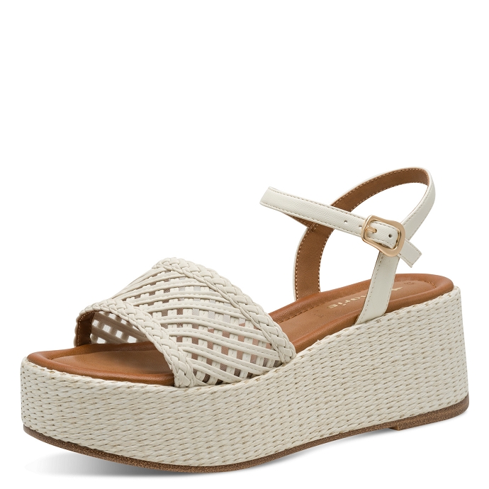 Tamaris sandale 1.28379.46.418 ivoire