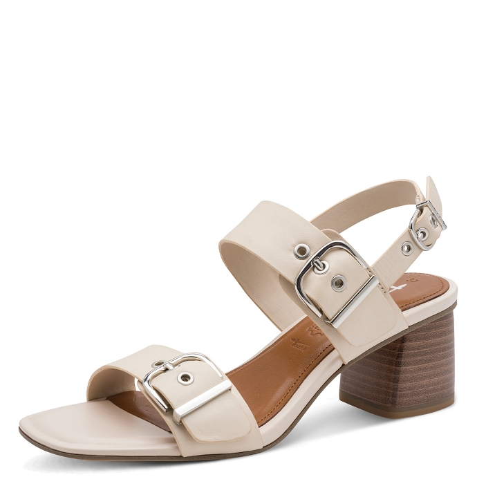 Tamaris sandale 1.28354.46.418 ivoire