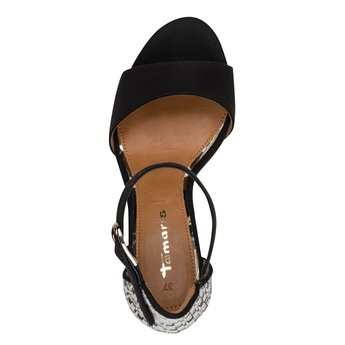 Tamaris sandale 1.28356.42.0d8 noir2649401_2
