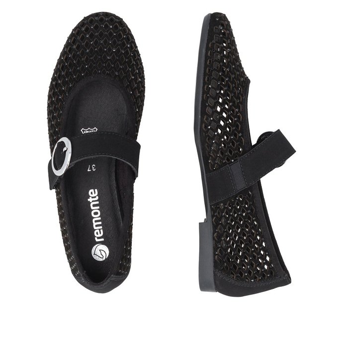 Remonte ballerine d0k18.02 noir2676001_3