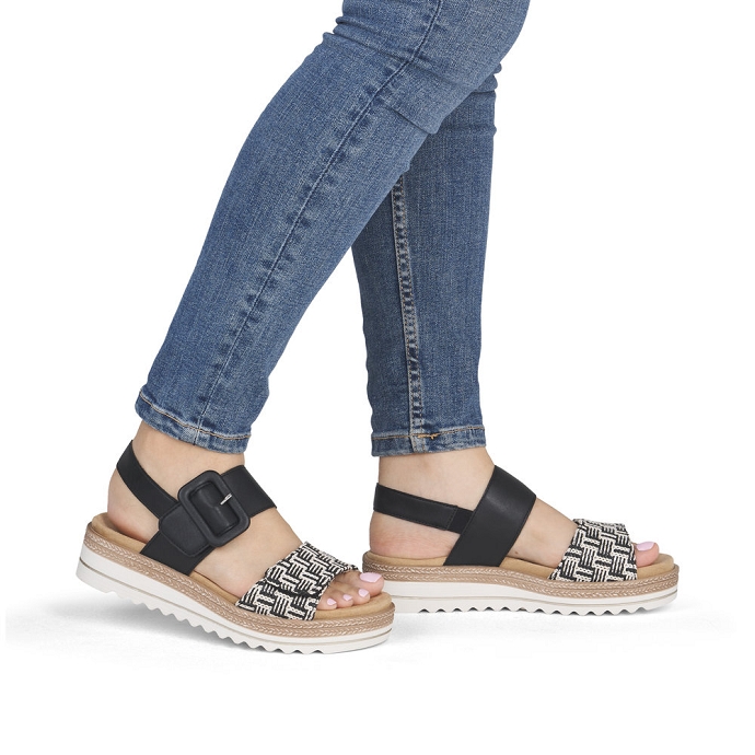 Remonte sandale d0q62.03 noir2677001_2