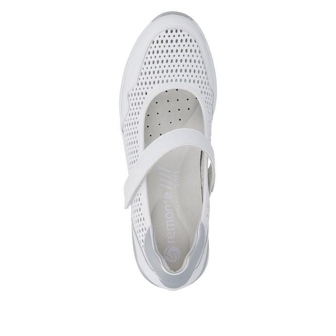 Remonte ballerine d0t21.80 blanc2677601_4