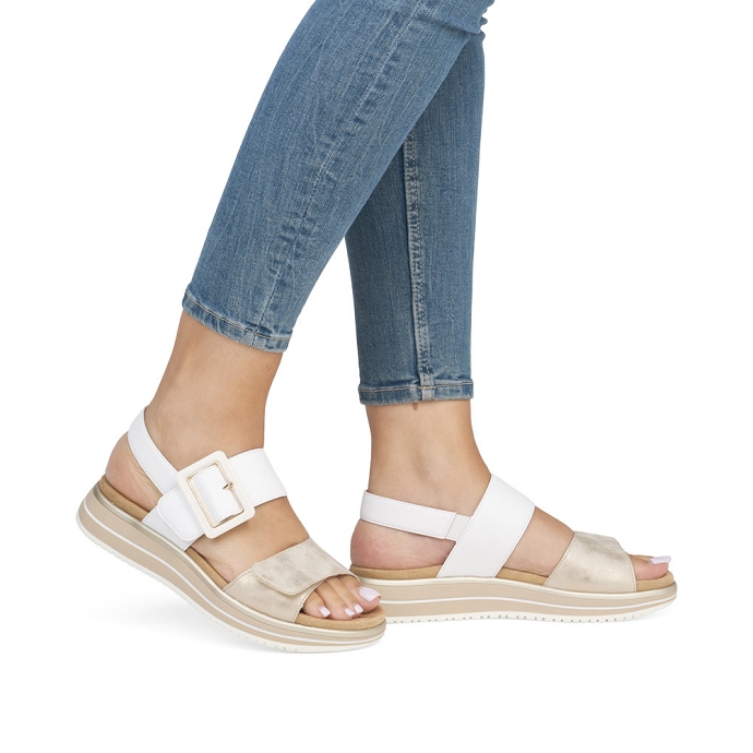 Remonte sandale d1j53.80 blanc multi2677901_2