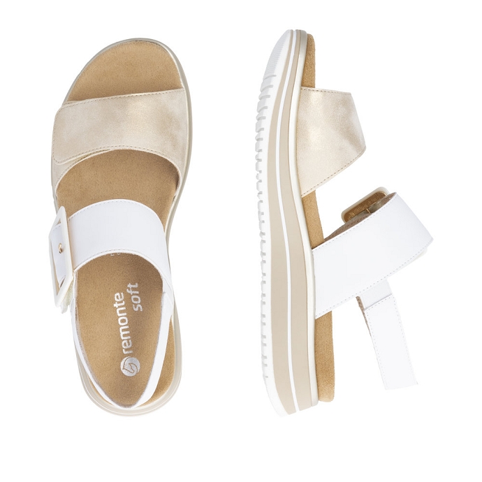 Remonte sandale d1j53.80 blanc multi2677901_3