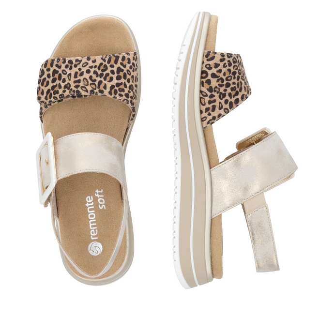 Remonte sandale d1j53.91 leopard2678001_3