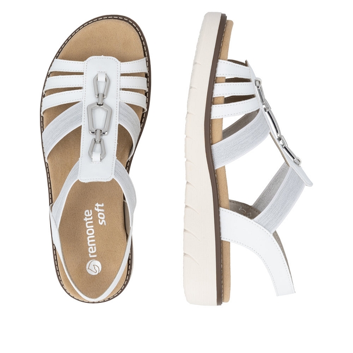 Remonte sandale d2041.80 blanc2679201_3