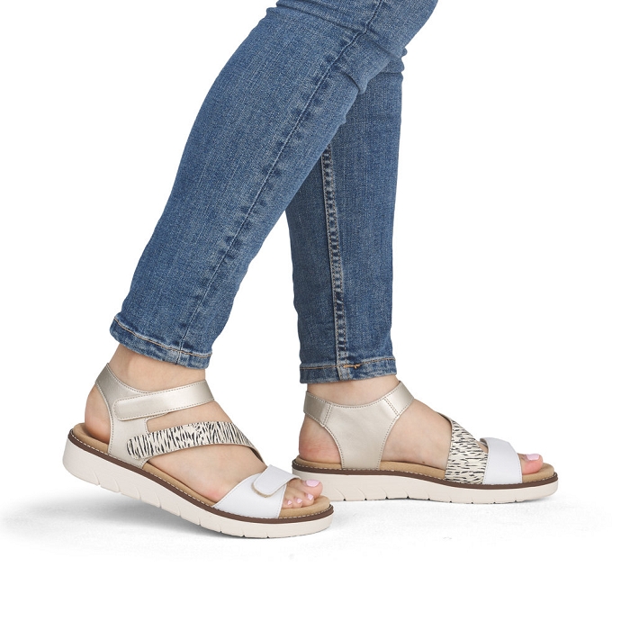 Remonte sandale d2050.94 blanc multi2679701_2