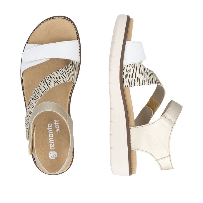 Remonte sandale d2050.94 blanc multi2679701_3