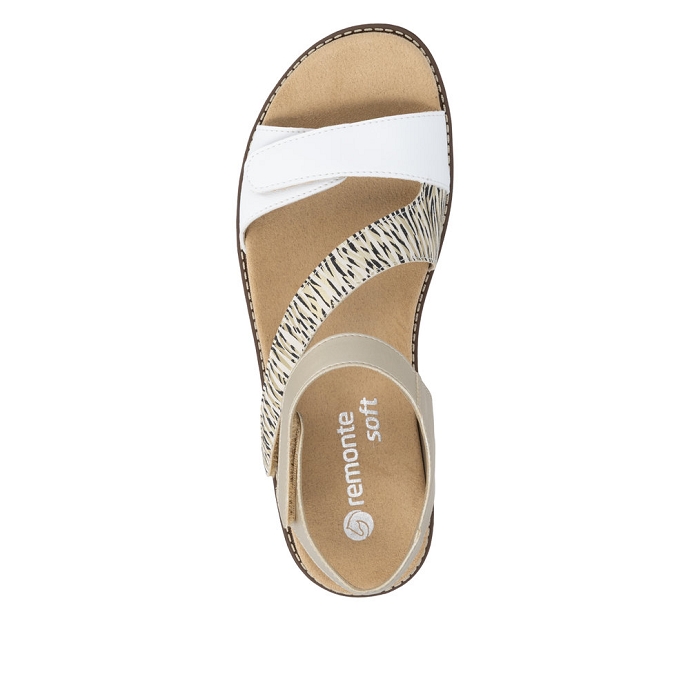 Remonte sandale d2050.94 blanc multi2679701_4