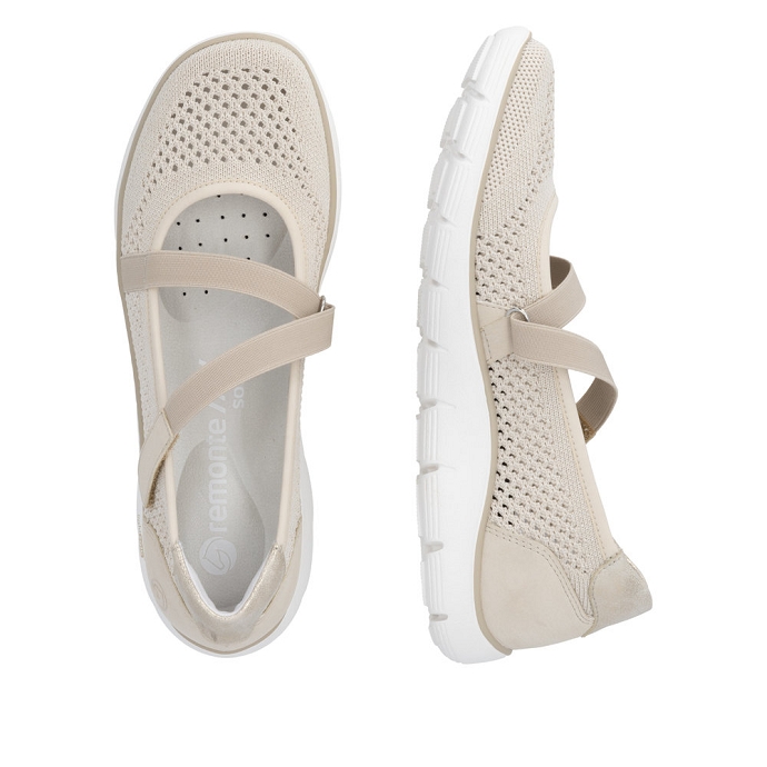 Remonte ballerine d3g05.60 beige2679901_3