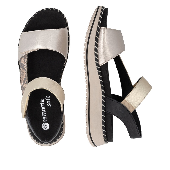 Remonte sandale d3j50.90 platinum2680001_3