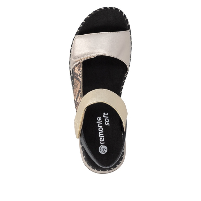 Remonte sandale d3j50.90 platinum2680001_4