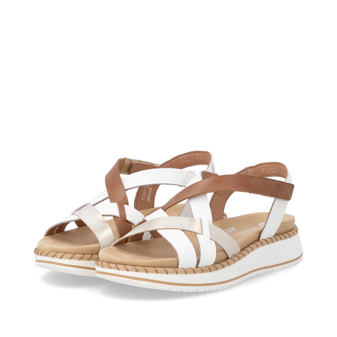 Remonte sandale d3j53.80 blanc multi