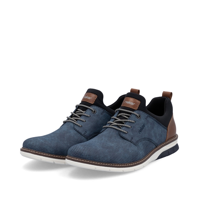 Rieker chaussure a lacets 14450.14 bleu